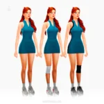 Woman Tennis Dress - Halara - Version 3