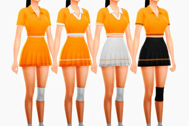 Woman Tennis Skirt - Serena - Version 5