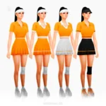 Woman Tennis Skirt - Serena - Version 1