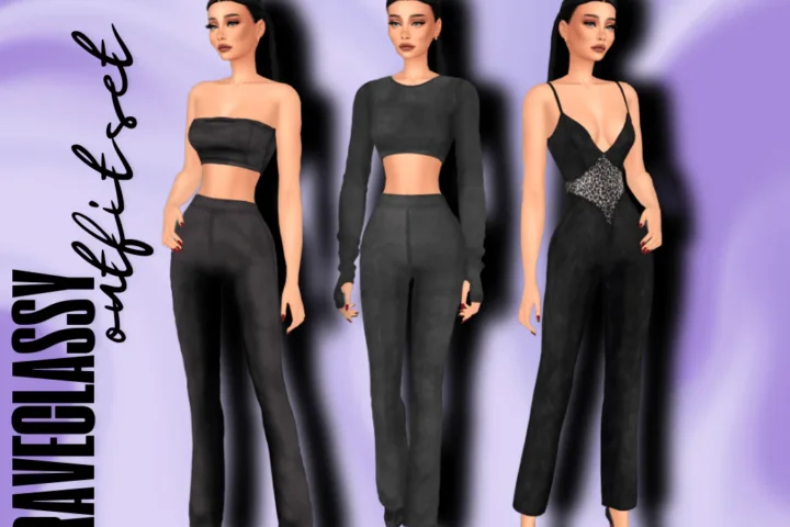 RAVECLASSY FULLBODY OUTFIT SET 3 ITEMS