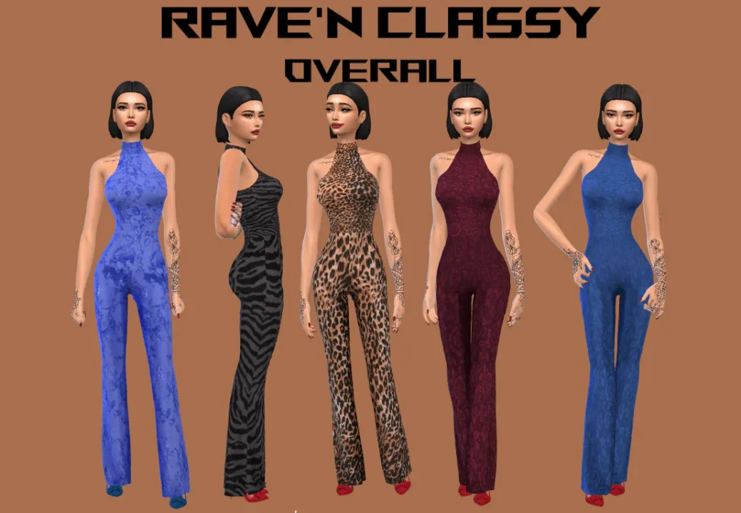RAVE'N CLASSY OVERALL mesh edited