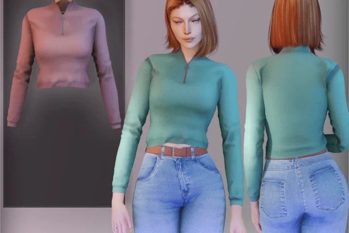 Mallory Zip Sweater