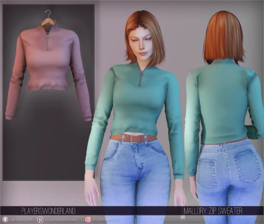 Mallory Zip Sweater