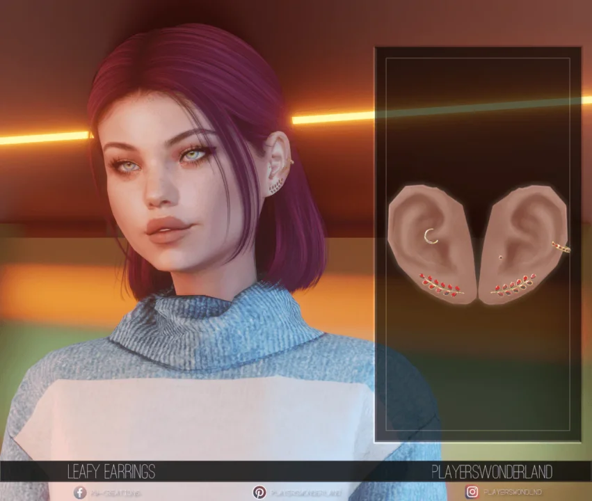 Leafy Earrings