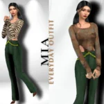 MIA EVERYDAY OUTFIT mesh edited