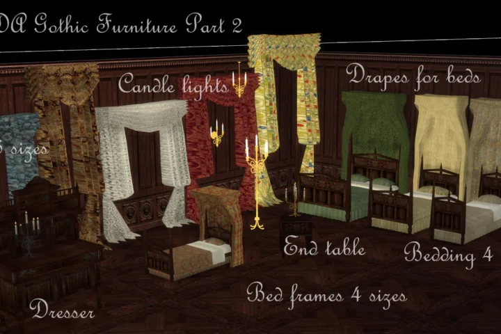 SDA Gothic Furniture Part 2