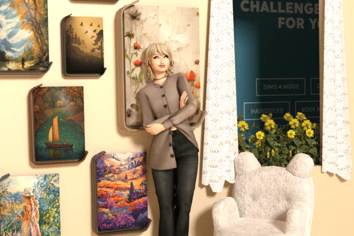 Art Collection CC by SNOOTYSIMS 🖼️