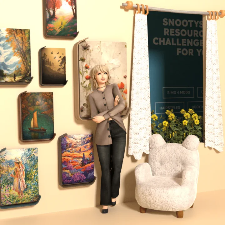 Art Collection CC by SNOOTYSIMS 🖼️