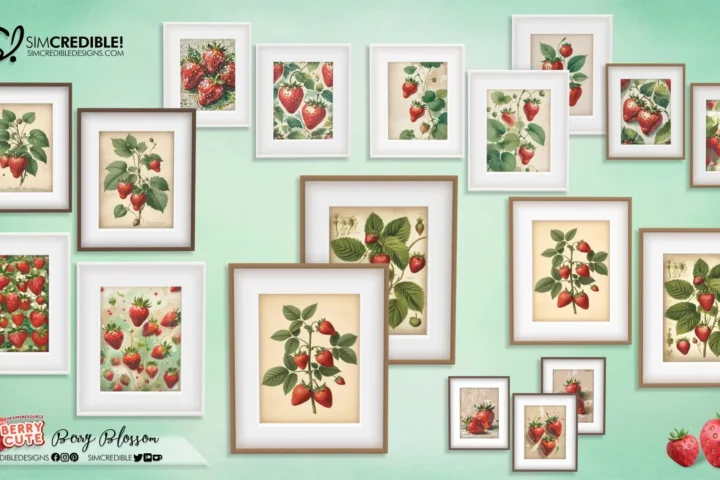 Berry Blossom Painting 🍓