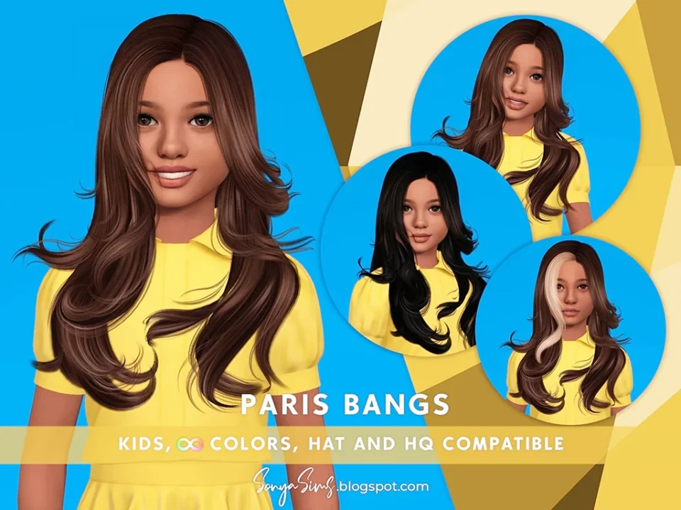 SONYASIMS - Paris Acessory Bangs Kids