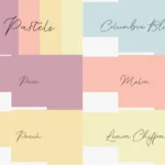 Coolors Custom Palette Wallpapers – Pastels