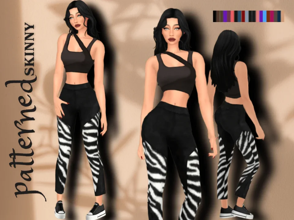 PATTERNED SKINNY