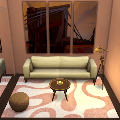 Patterned Living Rugs