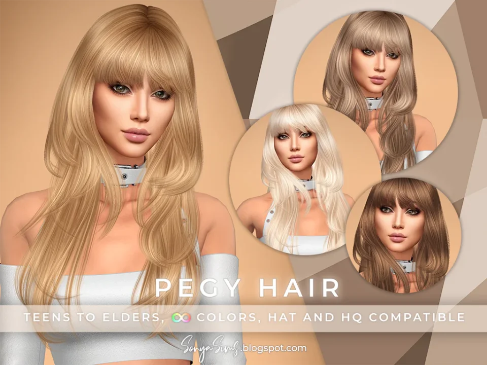 SONYASIMS - PEGY HAIR