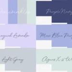 Coolors Custom Palette Wallpaper - Periwinkle