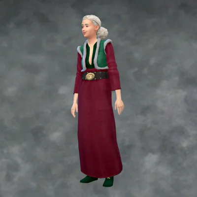 TSM Physician Belted Dress Fur