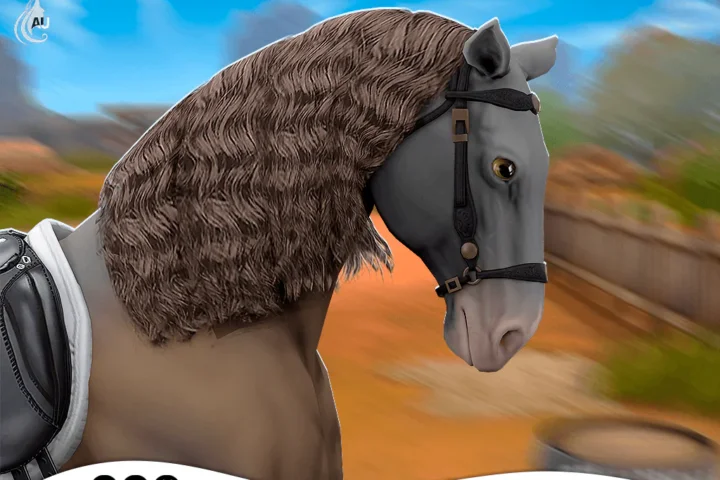 Aurum - Azule curly horse mane