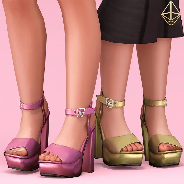 Aurum - platform high heels 7