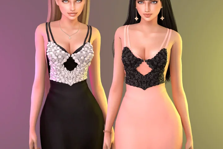 Aurum - short dress with corset