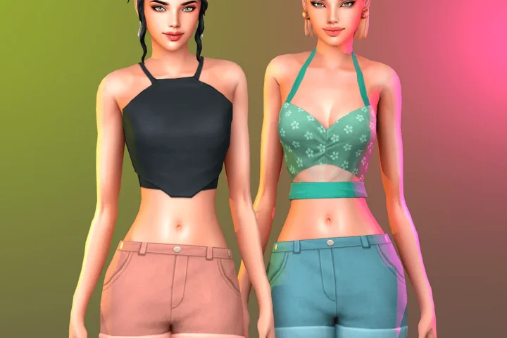 Aurum - maxis match denim shorts 12