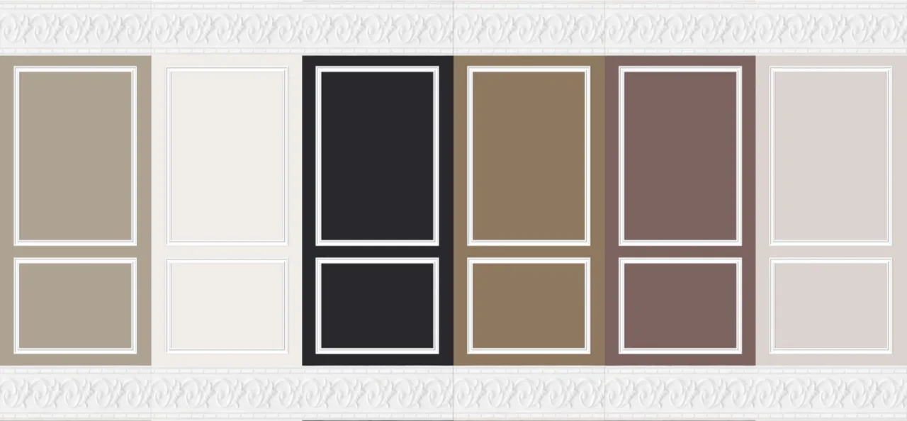 Pantone Crown Molding Wallpapers – Neutral