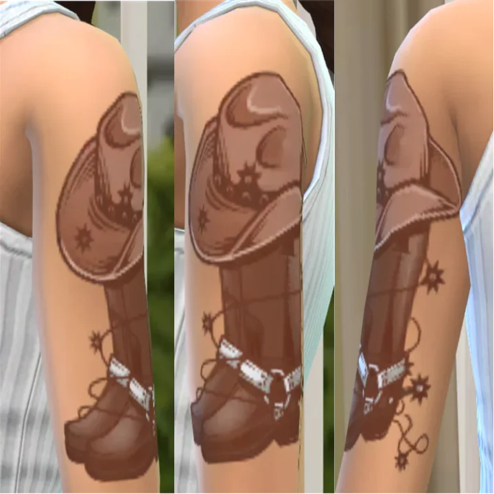 BGC Tattoo Horse Ranch Boots Collection