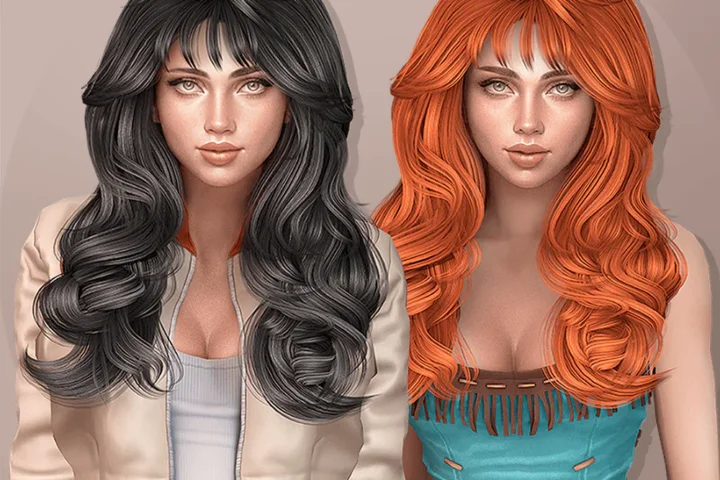 Aurum - Michelle wavy hairstyle (adult)