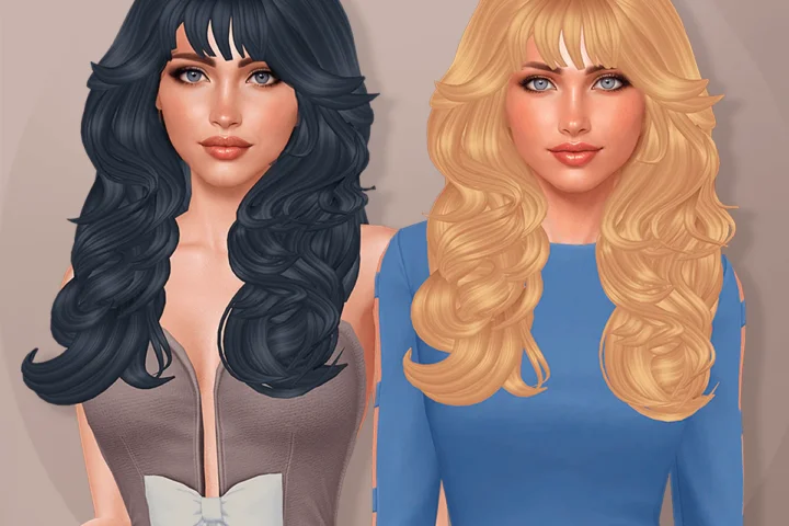 Aurum - Michelle maxis match hairstyle