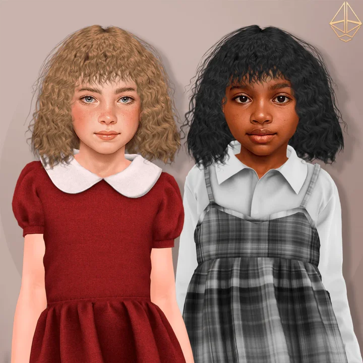 Aurum - Nancy curly hairstyle (child)