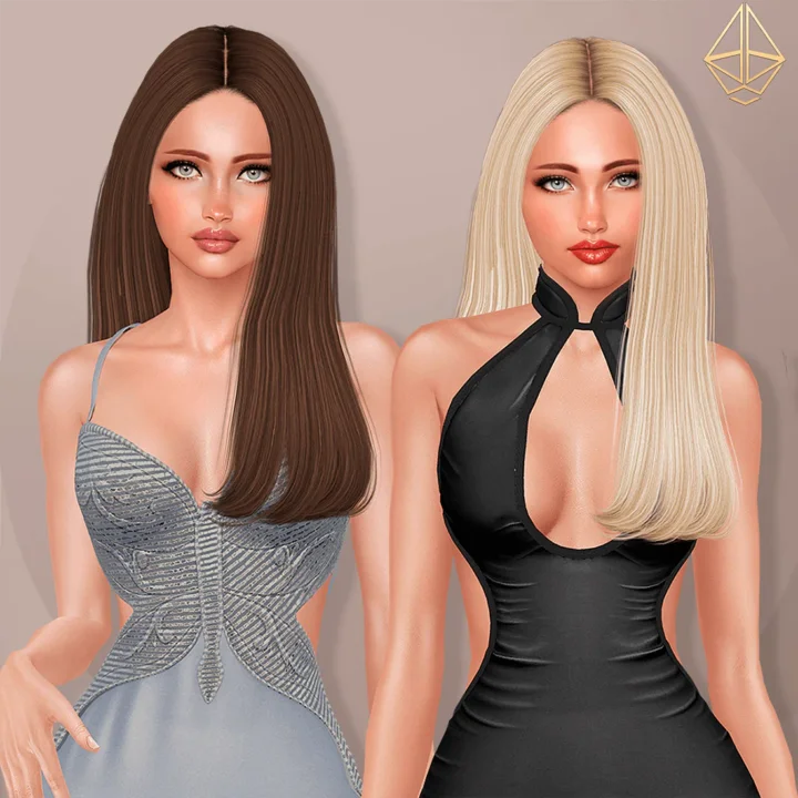 Aurum - Barbie straight hairstyle (adult)