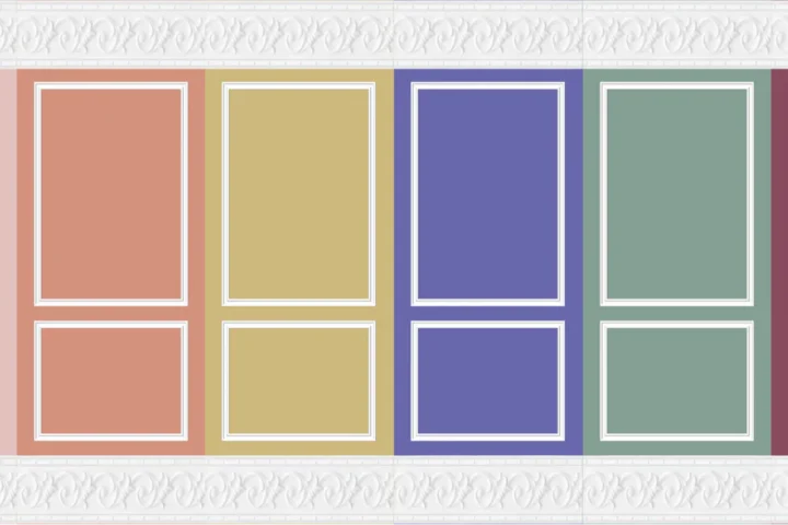 Pantone Crown Molding Wallpapers – Muted