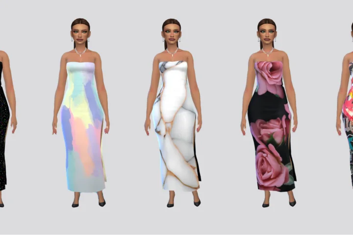 Graphic Formal Dress