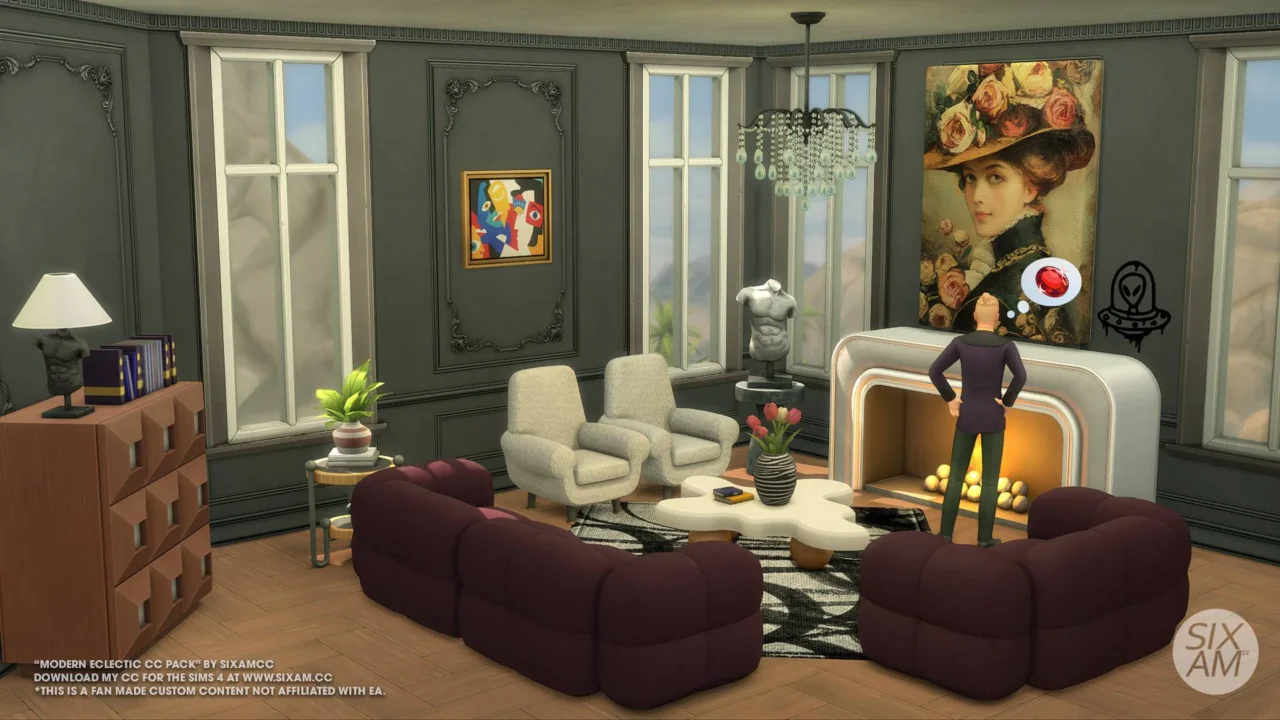 Modern Eclectic Living Room