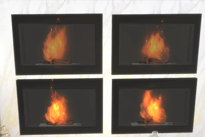 Mona electric fireplace