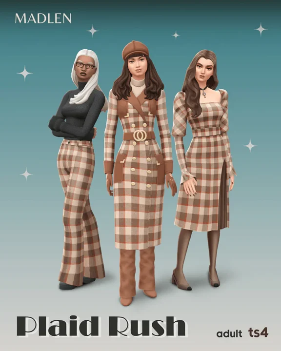 Plaid Rush Set