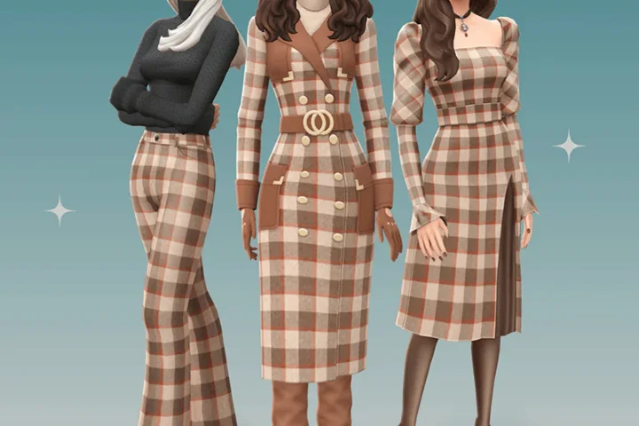 Plaid Rush Set