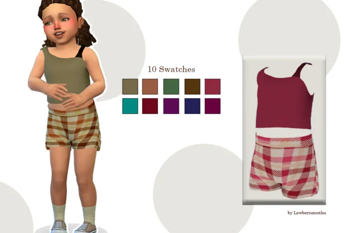 Toddler Plaid Outfit