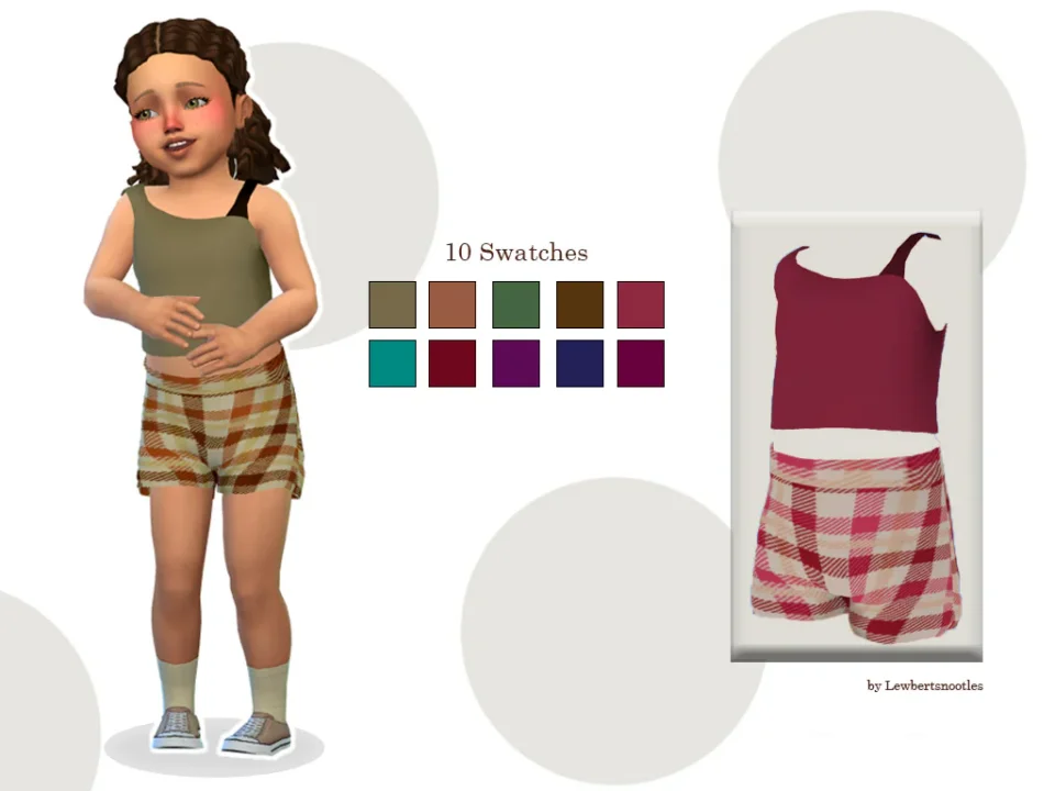 Toddler Plaid Outfit