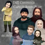 TSM Commoner Capelet Boots Plain