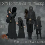 TSM Executioner Plain Hoods x 2 for All Ages & Genders