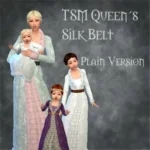 TSM Royal Queen Silky Robe Plain Version
