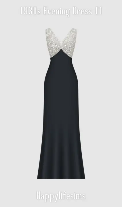 Платье - 1930s Evening Dress 01