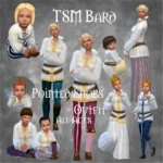 TSM Bard Pointed Shoes Outfit - Female