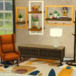 Artz Livingroom CC Pack