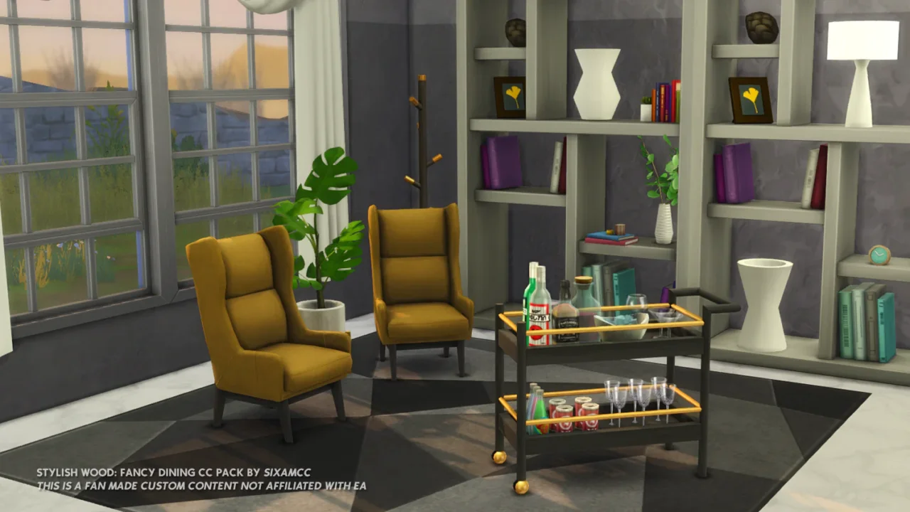 Artz Livingroom CC Pack