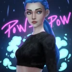 Powder set (eyeliner & eyebrows)