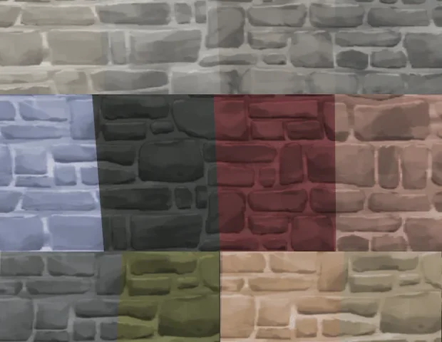 Pre-Fab Slab Rock Recolors