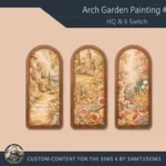 HQ Arch Garden Painting #1 Samtuse963