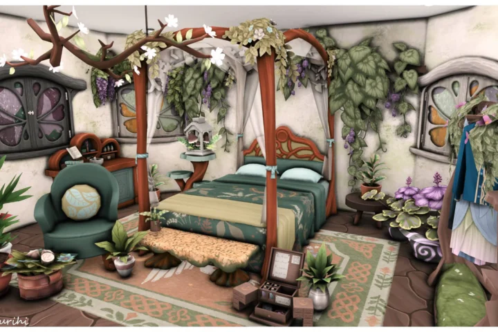 Lulu Fairy Bedroom NO CC