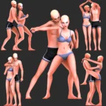 Couple dance ''Afro Dance''